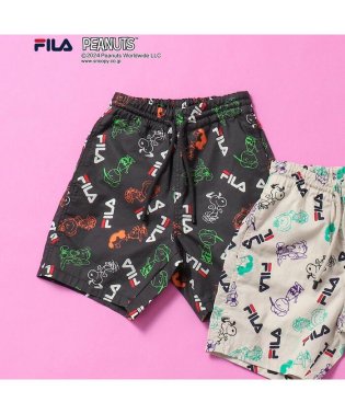 BREEZE/WEB限定 PEANUTS×FILA(フィラ)コラボ　総柄ハーフパンツ/505748151