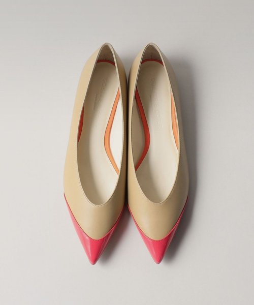 スライトトゥキャップ フラット10↑ パンプス BC1428459203(11000円)