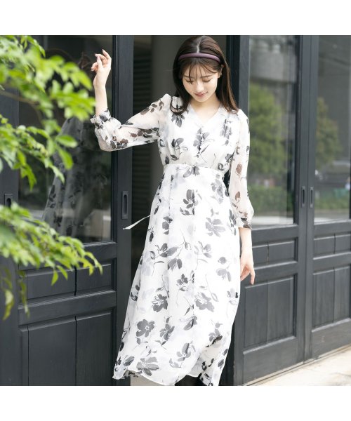 バイカラーフラワーワンピース/MM337409 人気・おすすめ｜使いやすい・旅行におすすめ 品質保証 全国発送 日本国内発送・最短翌日お届け