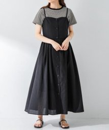 URBAN RESEARCH Sonny Label(アーバンリサーチサニーレーベル)/『UR TECH Smart Linen Touch』キャミソールワンピース/ブラック