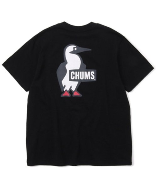 CHUMS(チャムス)/チャムス　CHUMS アウトドア ブービーロゴTシャツ メンズ レディース トップス 半そで/ブラック