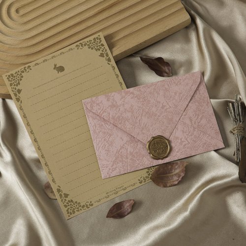 BACKYARD FAMILY(バックヤードファミリー)/封筒 便箋 シール セット pmysgm003/ピンク