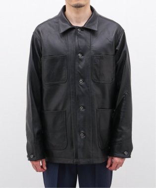 EDIFICE/【Schott / ショット】LAMB LEATHER COVERALL JACKET/505967542