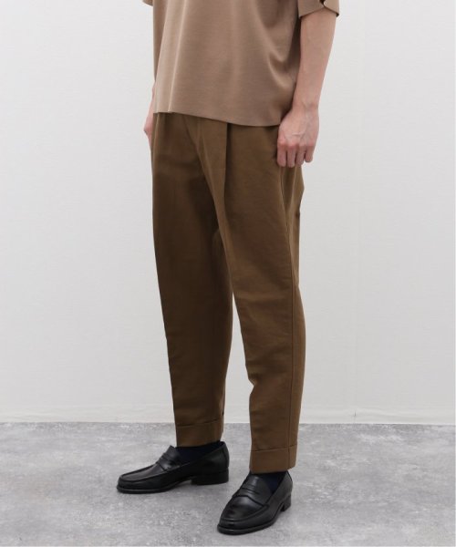 EDIFICE(エディフィス)/【:colon / コロン】CPT－16 LC TWILL 2Pleated PT/ブラウン