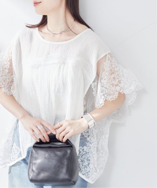 journal standard  L'essage (ジャーナルスタンダード　レサージュ)/《追加予約2》【MAURIZIO MYKONOS/マウリツィオ ミコノス】BLOUSE：ブラウス/ホワイト