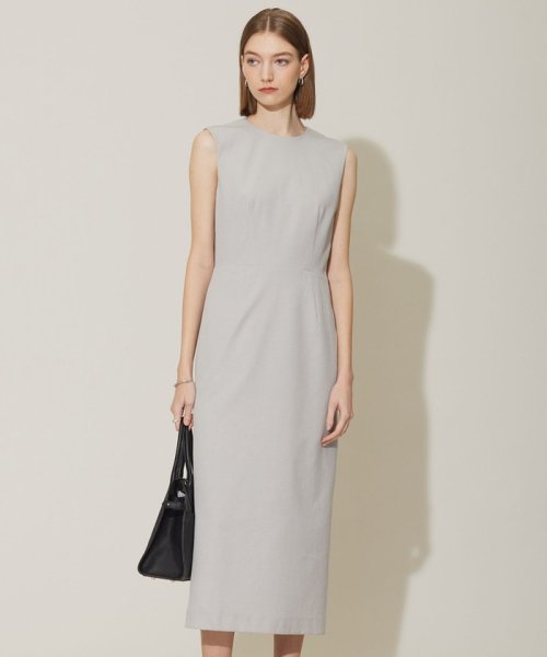 【接触冷感・UVケア・撥水・洗える】 LooseWeave ノースリーブワンピース 