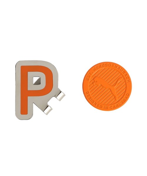 PUMA(プーマ)/ユニセックス ゴルフ P キャップ クリップマーカー/RICKIEORANGE