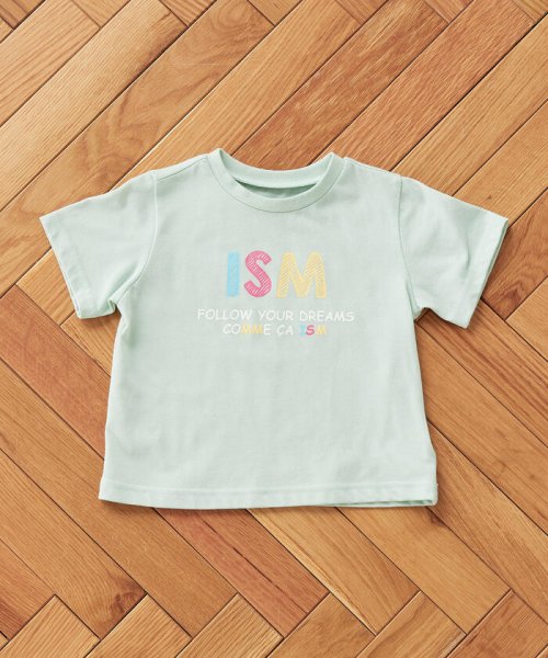 COMME CA ISM KIDS(コムサイズム（キッズ）)/グラフィックプリント 半袖Tシャツ(ベビーサイズ)/ミント