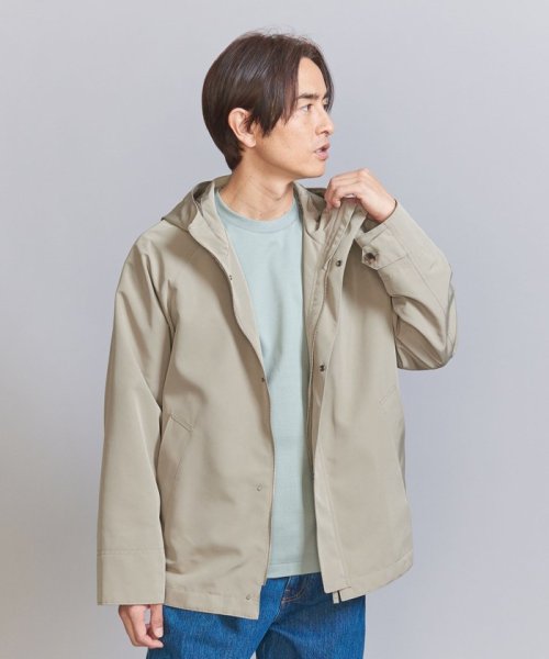 BEAUTY&YOUTH UNITED ARROWS(ビューティーアンドユース　ユナイテッドアローズ)/ナバル フーディ ブルゾン ‐撥水機能‐/BEIGE