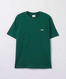 FILA（Casual Men）(フィラ（カジュアル　メンズ）)/【カジュアルウェア】 天竺 ワンポイント半袖Tシャツ メンズ/グリーン