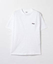 FILA（Casual Men）(フィラ（カジュアル　メンズ）)/【カジュアルウェア】 天竺 ワンポイント半袖Tシャツ メンズ/ホワイト