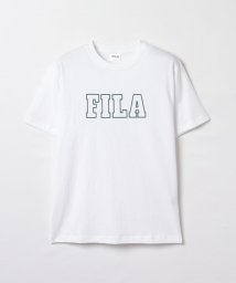 FILA（Casual Men）(フィラ（カジュアル　メンズ）)/【カジュアルウェア】 天竺 プリント半袖Tシャツ メンズ/ホワイト