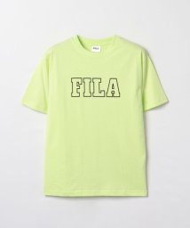 FILA（Casual Men）(フィラ（カジュアル　メンズ）)/【カジュアルウェア】 天竺 プリント半袖Tシャツ メンズ/ライトグリーン