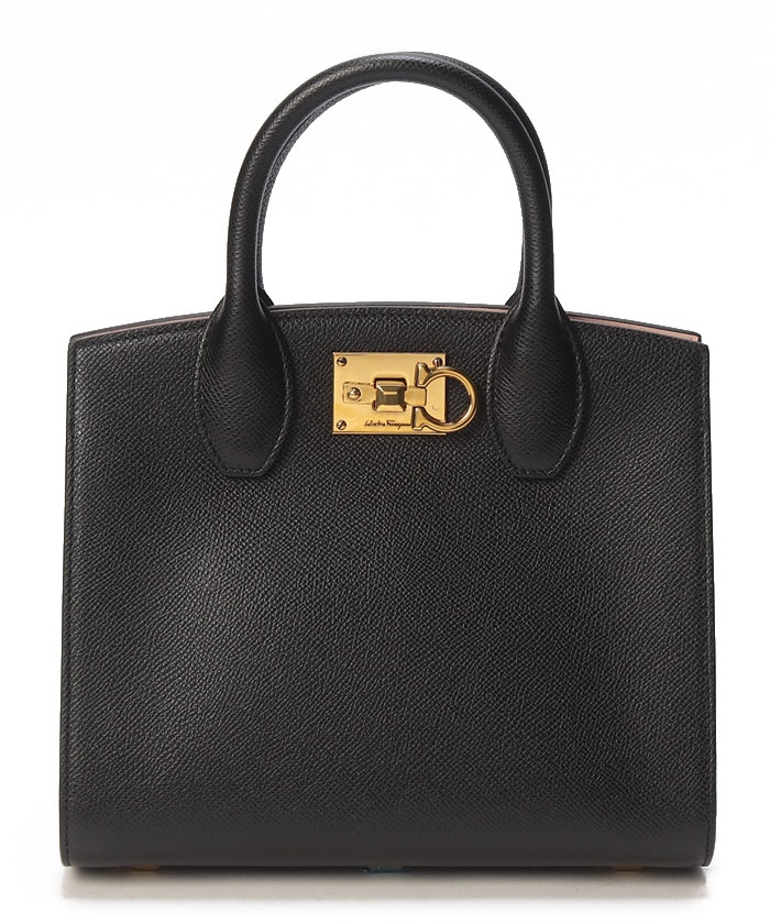 【FERRAGAMO】フェラガモ STUDIO BOX BAG スタジオ ボックス ハンドバッグ 211424