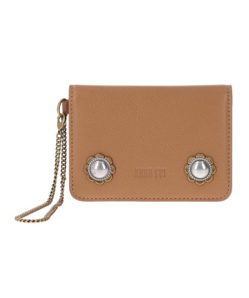 ヴィンテージボタン 2面パスケース 