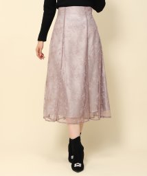 MISCH MASCH(ミッシュマッシュ)/刺繍フラワースカート/MM337225/ピンク