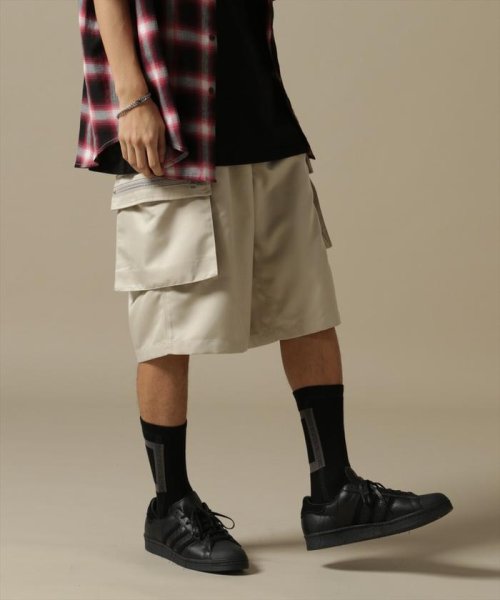 LHP(エルエイチピー)/DankeSchon/PT TWILL FLAPCARGO SHORTS/ベージュ