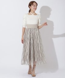 And Couture/ウエストリブスパンコール刺繍スカート/505959426