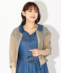 MISCH MASCH(ミッシュマッシュ)/シアージップブルゾン/MM318123/グリーン