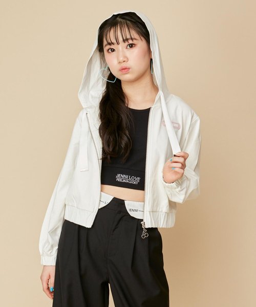 セール】【コットン100％】ショート丈ワッペンZIPパーカー(505968663  