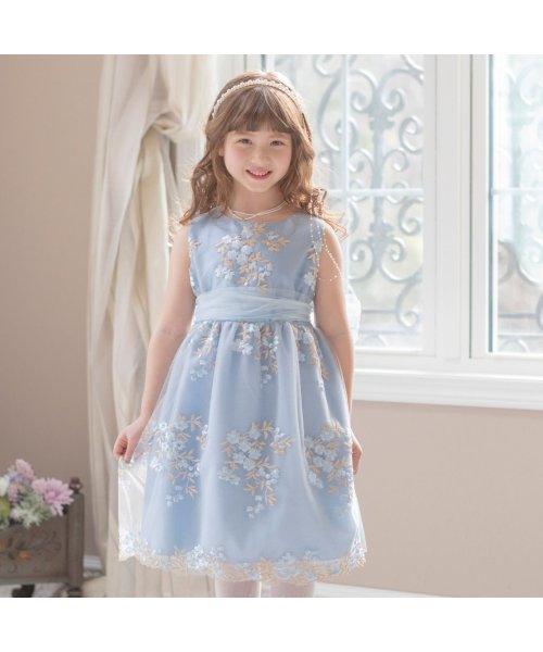 セール】花刺繍チュールレースドレス(505968696) | キャサリンコテージ  