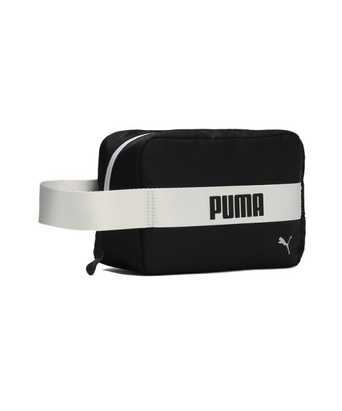 PUMA(プーマ)/ユニセックス ゴルフ PF ラウンド ポーチ/PUMABLACK-WHITEGLOW