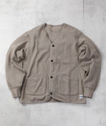 FUSE(フューズ)/【ARMY TWILL（アーミーツイル）】MOSS STITCH CARDIGAN/カーキ