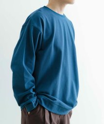 ITEMS URBANRESEARCH(アイテムズアーバンリサーチ（メンズ）)/デュアルメッシュ クルーネック トップス/BLU