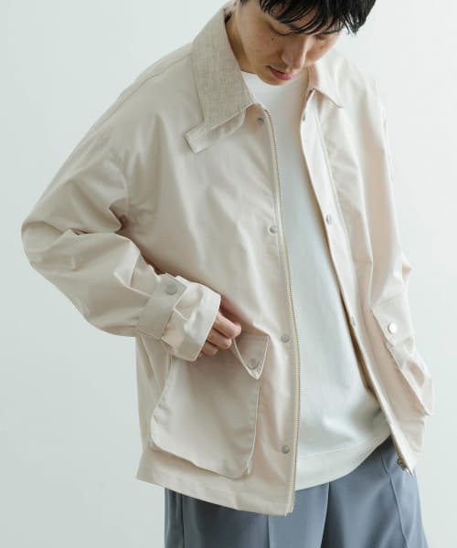 ITEMS URBANRESEARCH(アイテムズアーバンリサーチ（メンズ）)/ウォッシャブル ハンティングジャケット/OFF