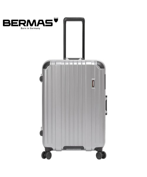 BERMAS(バーマス)/バーマス ヘリテージ2 スーツケース Mサイズ 64L 軽量 中型 フレームタイプ 静音キャスター トラベルセントリーID BERMAS 60533/シルバー