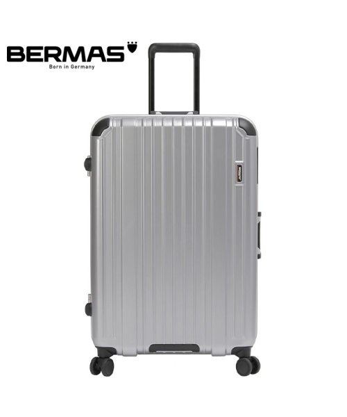 BERMAS(バーマス)/バーマス ヘリテージ2 スーツケース Lサイズ 88L 大型 大容量 軽量 フレームタイプ 静音キャスター BERMAS 60534/シルバー