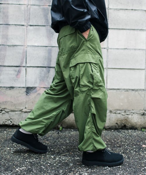 URBAN RESEARCH Sonny Label(アーバンリサーチサニーレーベル)/ARMY TWILL　Nylon OX Cargo Pants/KHAKI