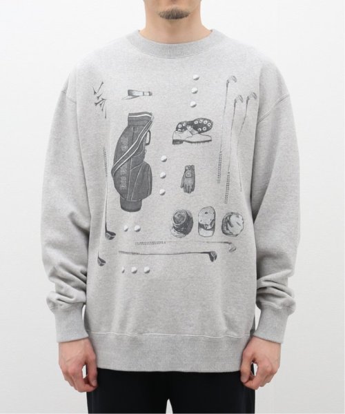 【MIZUNO / NEW VINTAGE GOLF】Stool Print Crew Sweat VINTAGE NEW GOLF