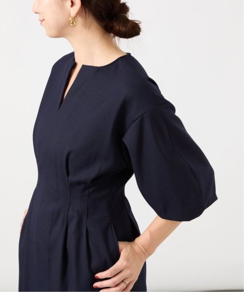 《追加3》P/Ryツイルウエストシェイプワンピース VERMEIL par スタッフ 年齢 30代前半/身長 普通/普段サイズ 160cm/体型 ピリング レーヨン