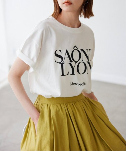 SLOBE IENA(スローブ　イエナ)/SAONE LYON TEE/ホワイト