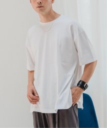 EDIFICE(エディフィス)/【ATON / エイトン】別注 SUVIN60/2 SEMI ROUND－HEM Tシャツ/ホワイト