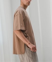 EDIFICE(エディフィス)/【ATON / エイトン】別注 SUVIN60/2 SEMI ROUND－HEM Tシャツ/キャメル