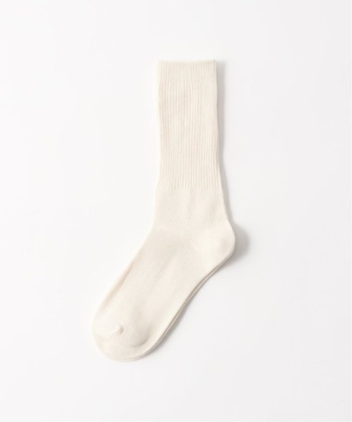 B.C STOCK(ベーセーストック)/INHERIT RIB SOX/ホワイトA