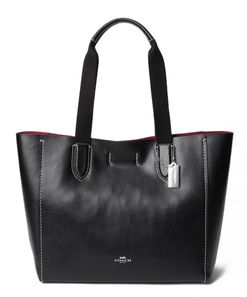 COACH(コーチ)/【COACH】コーチ 58660 トートバッグ A4対応 DERBY TOTE レザー レディース/ブラック