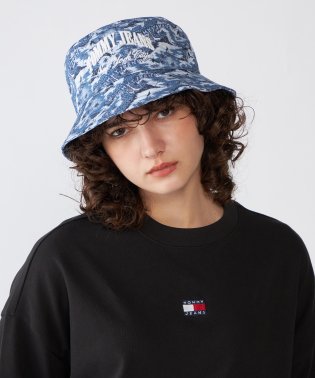 TOMMY JEANS/プリントバケットハット/505945797