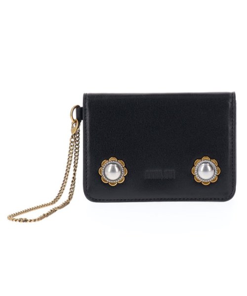 ヴィンテージボタン 2面パスケース 