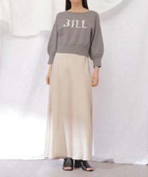 JILL by JILL STUART(ジル バイ ジル スチュアート)/サテンナロースカート/ベージュ