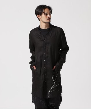 RoyalFlash/KMRii/ケムリ/Splash Linen Long Shirt/505956061