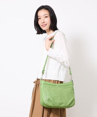 MK MICHEL KLEIN BAG/[2WAY]パンチングラメデザインバッグ/505970442