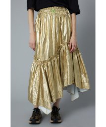 HeRIN.CYE(ヘリンドットサイ)/Metallic long skirt/GLD