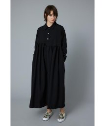 HeRIN.CYE(ヘリンドットサイ)/Volume shirt dress/BLK