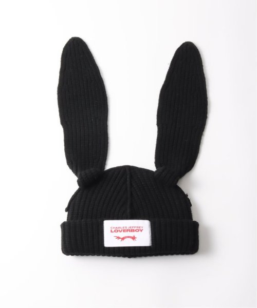 JOURNAL STANDARD(ジャーナルスタンダード)/【Charles Jeffrey LOVERBOY】CHUNKY RABBIT BEANIE/ブラック