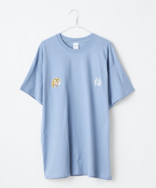 PAL OUTLET(パル　アウトレット)/【Kastane】【WHIMSIC】SHORT SLEEVE TEE/ブルー
