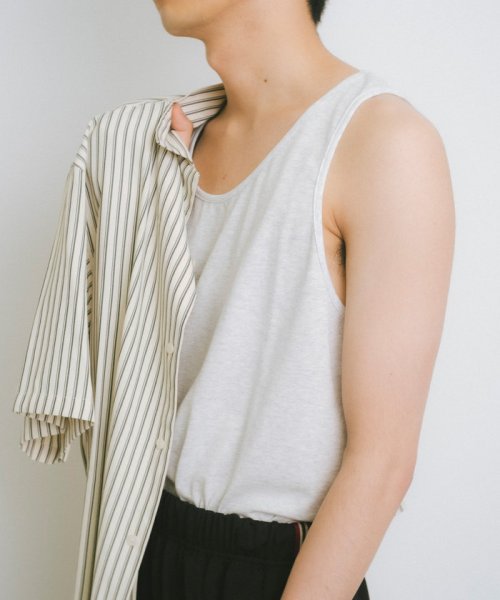 PAL OUTLET(パル　アウトレット)/【Kastane】【WHIMSIC】PLAIN COLOR TANK TOP/グレー