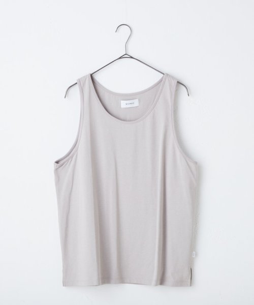 PAL OUTLET(パル　アウトレット)/【Kastane】【WHIMSIC】PLAIN COLOR TANK TOP/シルバー